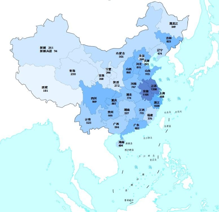 图2.2023年国家药品抽检样品来源分布图